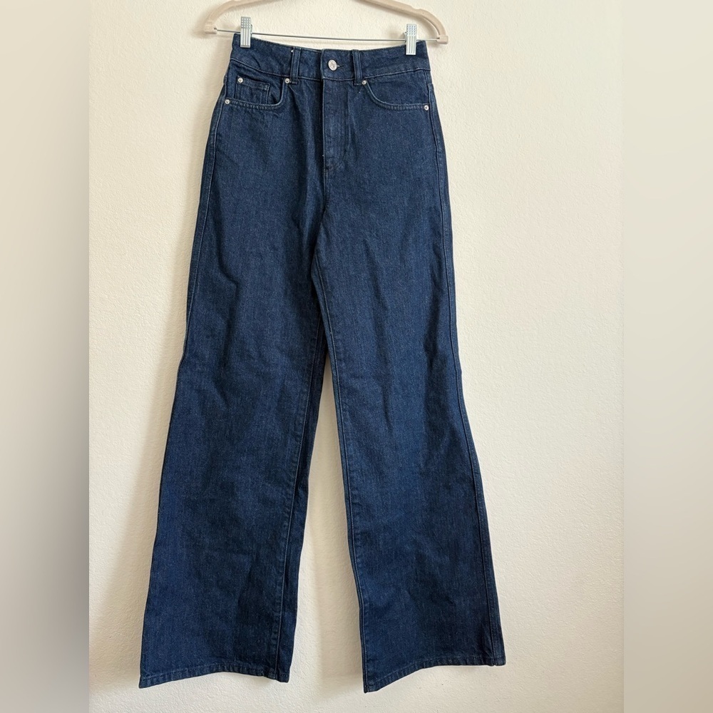Sezane Denim Women's Dark Blue Jeans - size US 2 - Picture 2 of 13